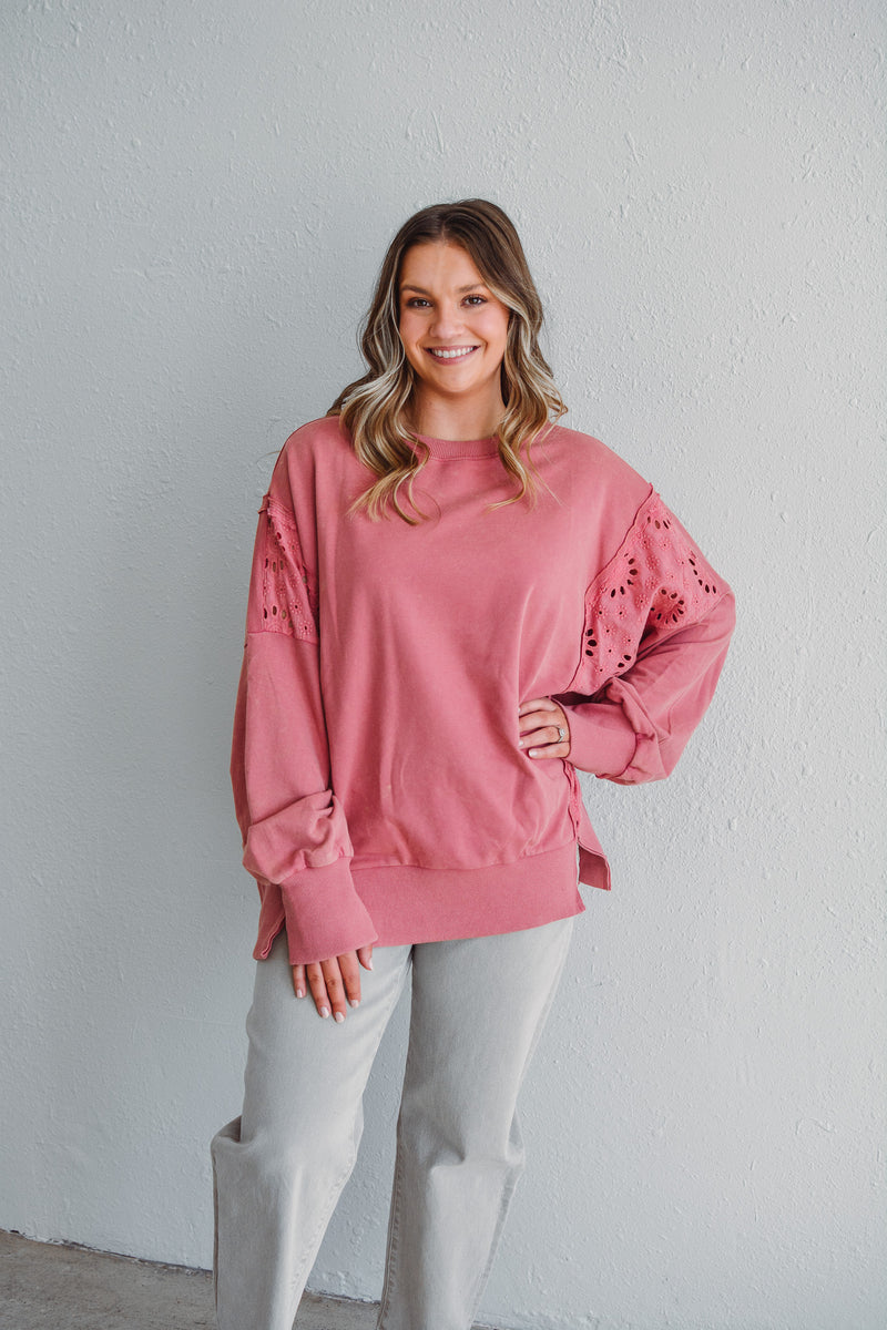 Maria Mauve Top