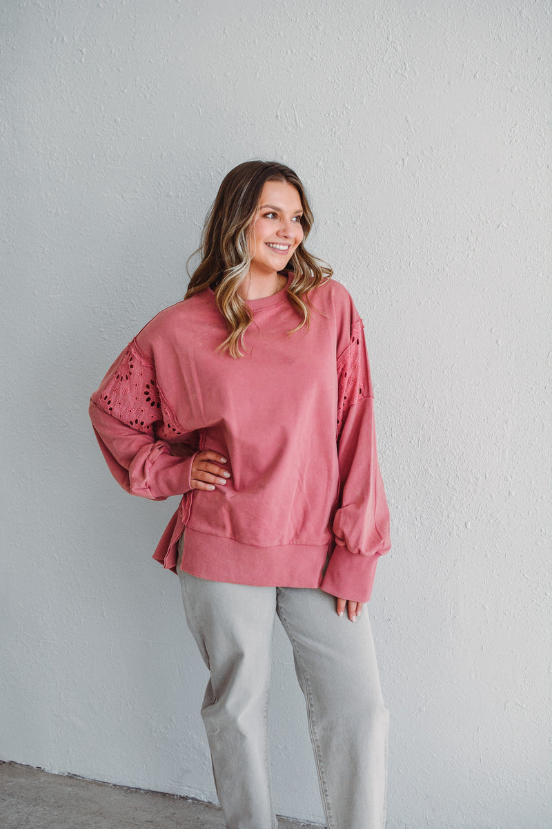 Maria Mauve Top