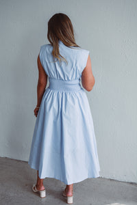 Blue Champagne Toast Dress
