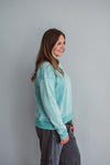 Blue Terry Top
