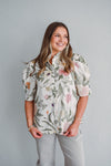 Cream Anemone Top