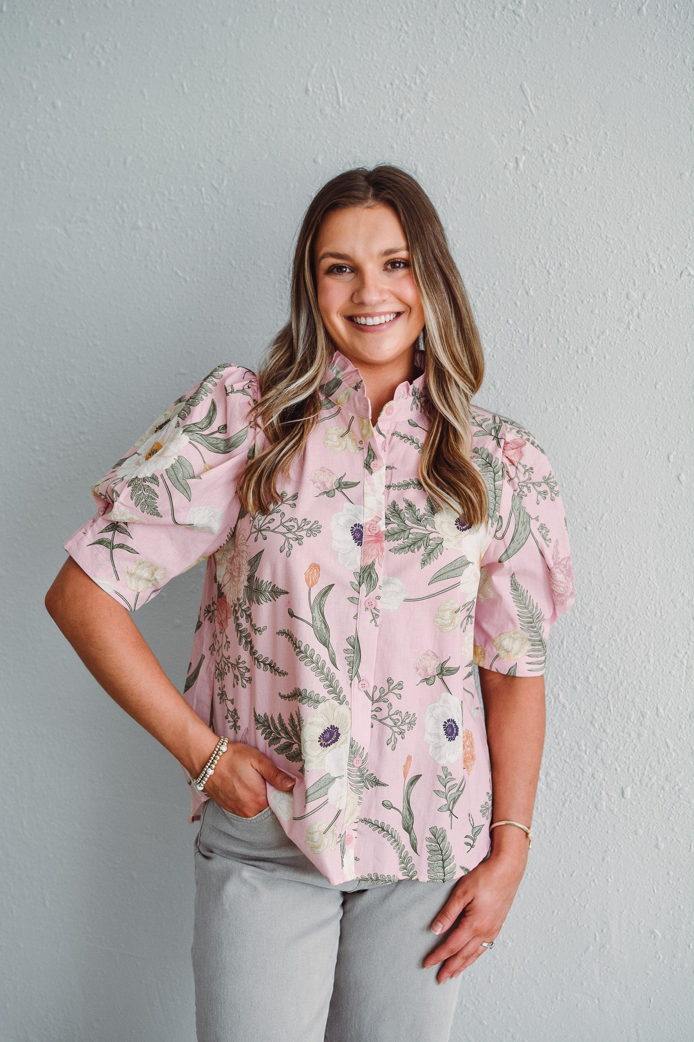 Pink Anemone Top