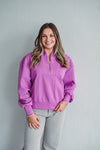 Jemma Magenta Half Zip