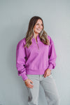 Jemma Magenta Half Zip
