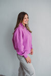 Jemma Magenta Half Zip