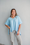 Anna Blue Top