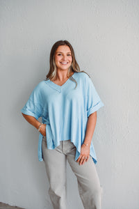Anna Blue Top