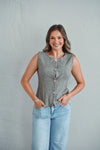 Olivia Olive Vest