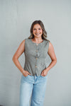 Olivia Olive Vest