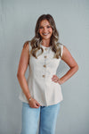 All Business Blouse Ecru
