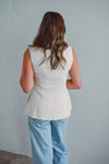 All Business Blouse Ecru
