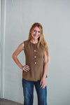 All Business Blouse Mocha