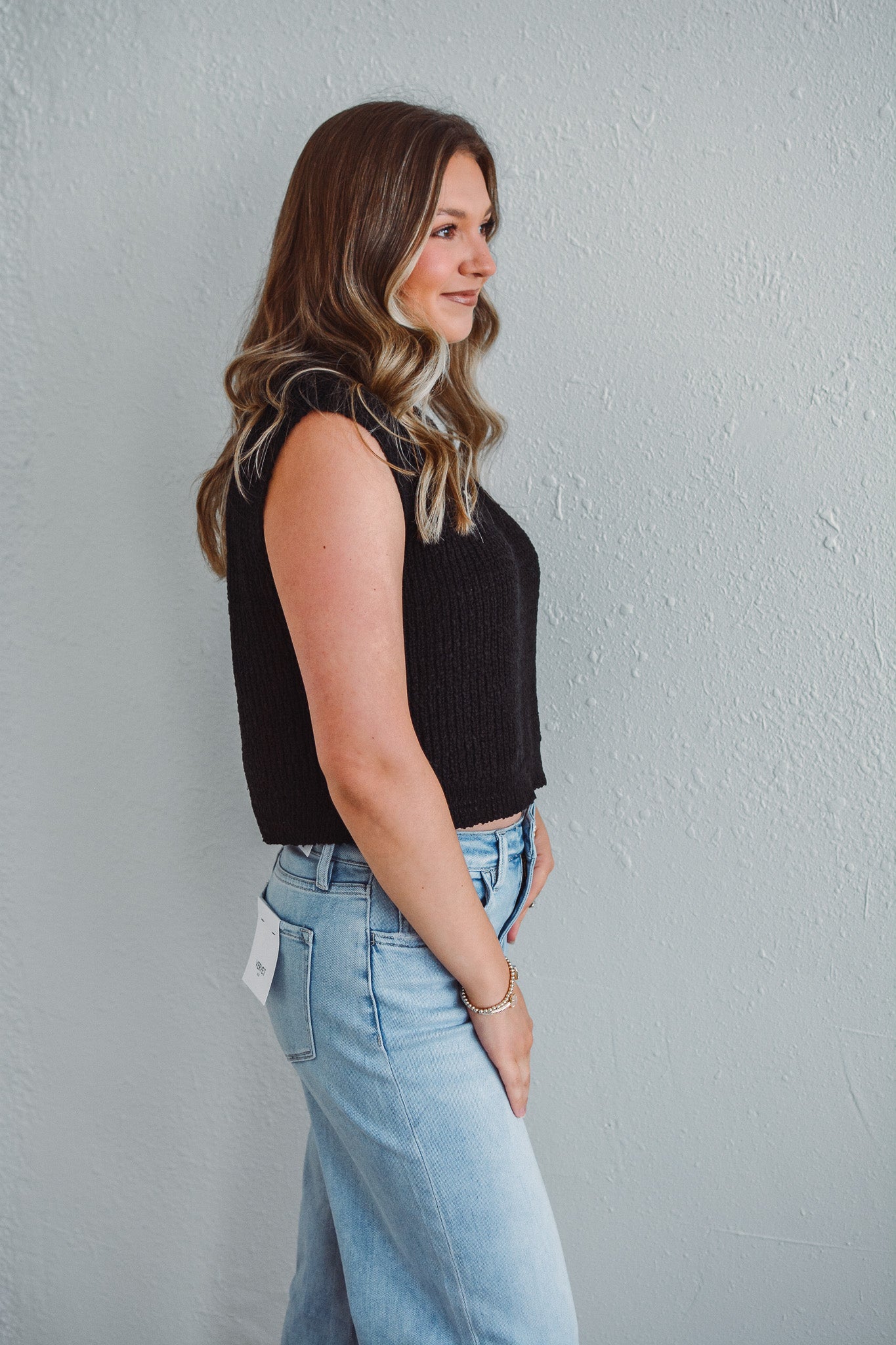 Camille Black Top
