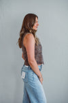 Lila Leopard Vest