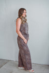 Lila Leopard Twill Pants