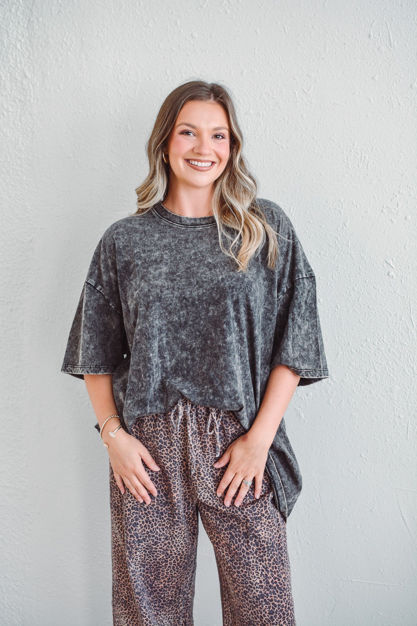 Gabby Black Tee