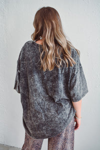 Gabby Black Tee