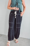 Bella Black Balloon Pants