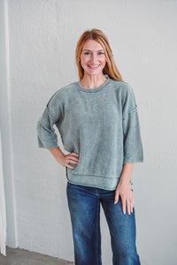 Bristol Jade Boxy Top