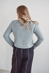 Tiera Grey Tie Cardi