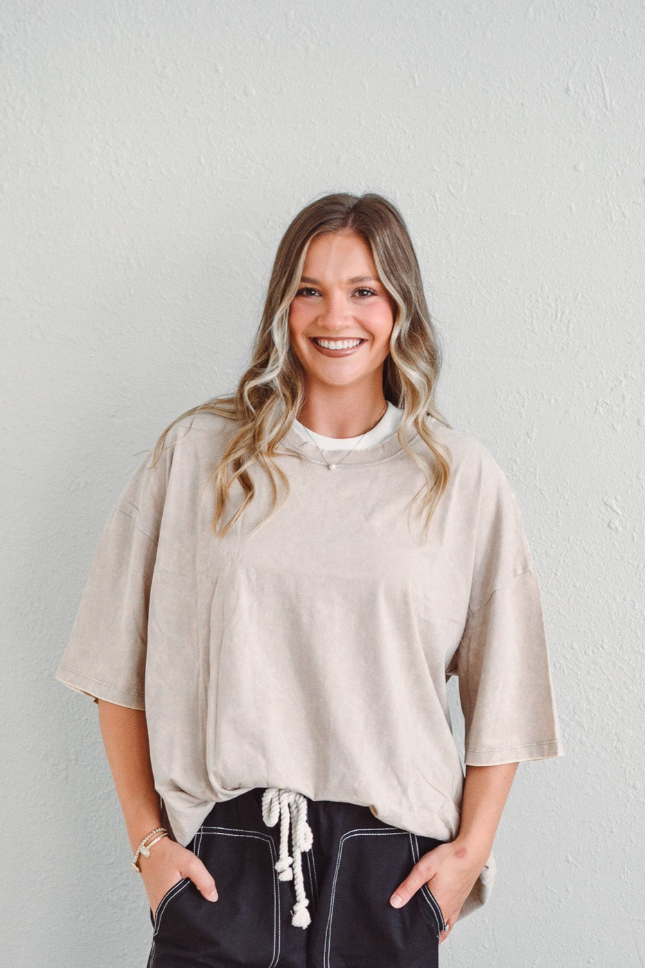 Gabby Mocha Tee