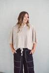 Gabby Mocha Tee