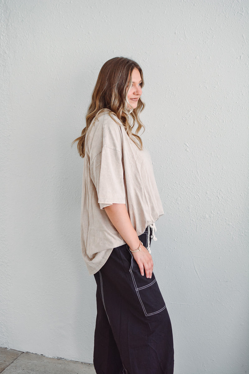 Gabby Mocha Tee