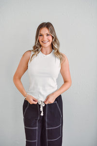 Hollis Ribbed Crew Top