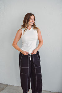Hollis Ribbed Crew Top