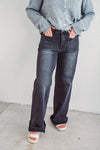 Tina High Rise Dark Trouser