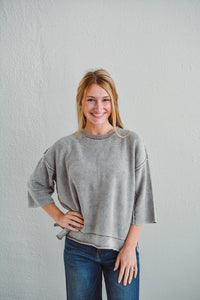 Bristol Mocha Boxy Top