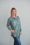 Silky Pine Waffle Jacket