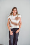 Mell Mocha Sweater Top
