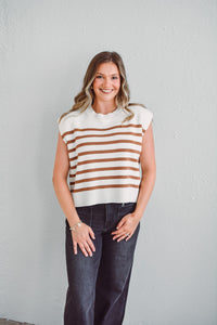 Mell Mocha Sweater Top