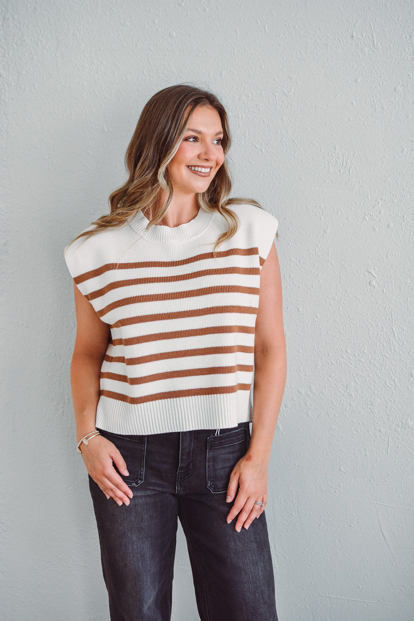 Mell Mocha Sweater Top