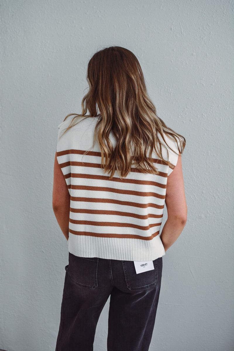 Mell Mocha Sweater Top