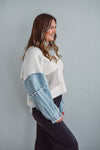 Denim Knit Cardigan