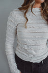 Ivory Ruffle Top