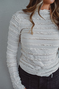 Ivory Ruffle Top