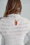 Ivory Ruffle Top