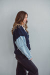 Navy Knit Cardigan