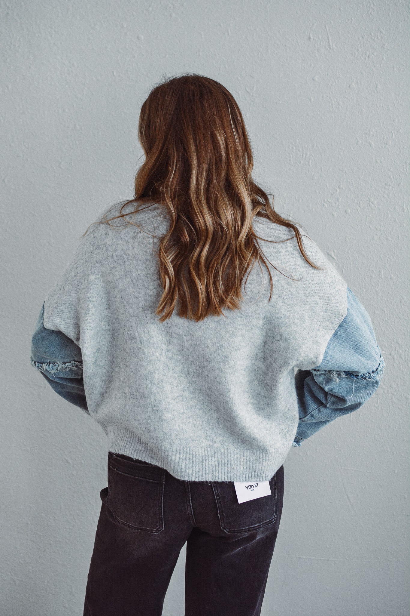 Grey Knit Cardigan