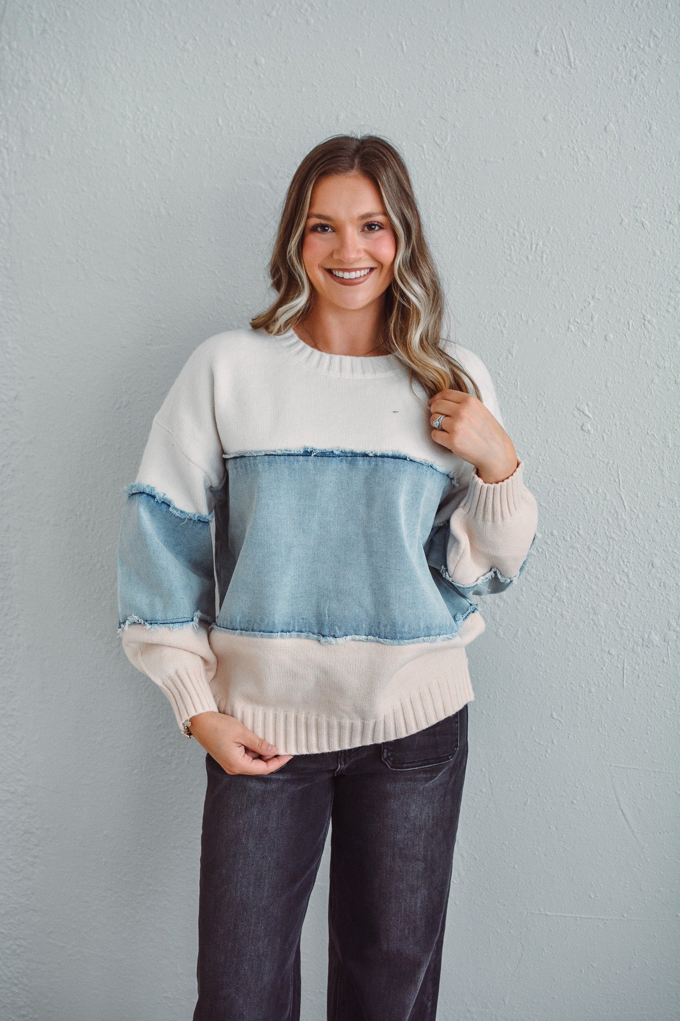 Millie Patchwork Sweater