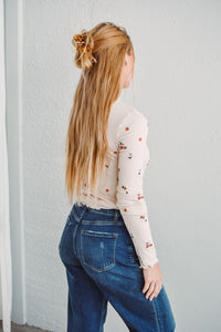 Floral Embroidered Top
