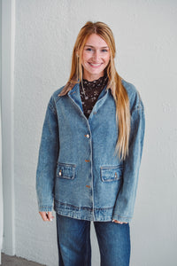 Dakota Collared Denim Jacket