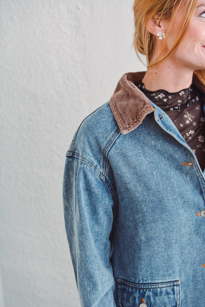 Dakota Collared Denim Jacket