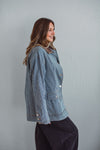 Dakota Collared Striped Jacket