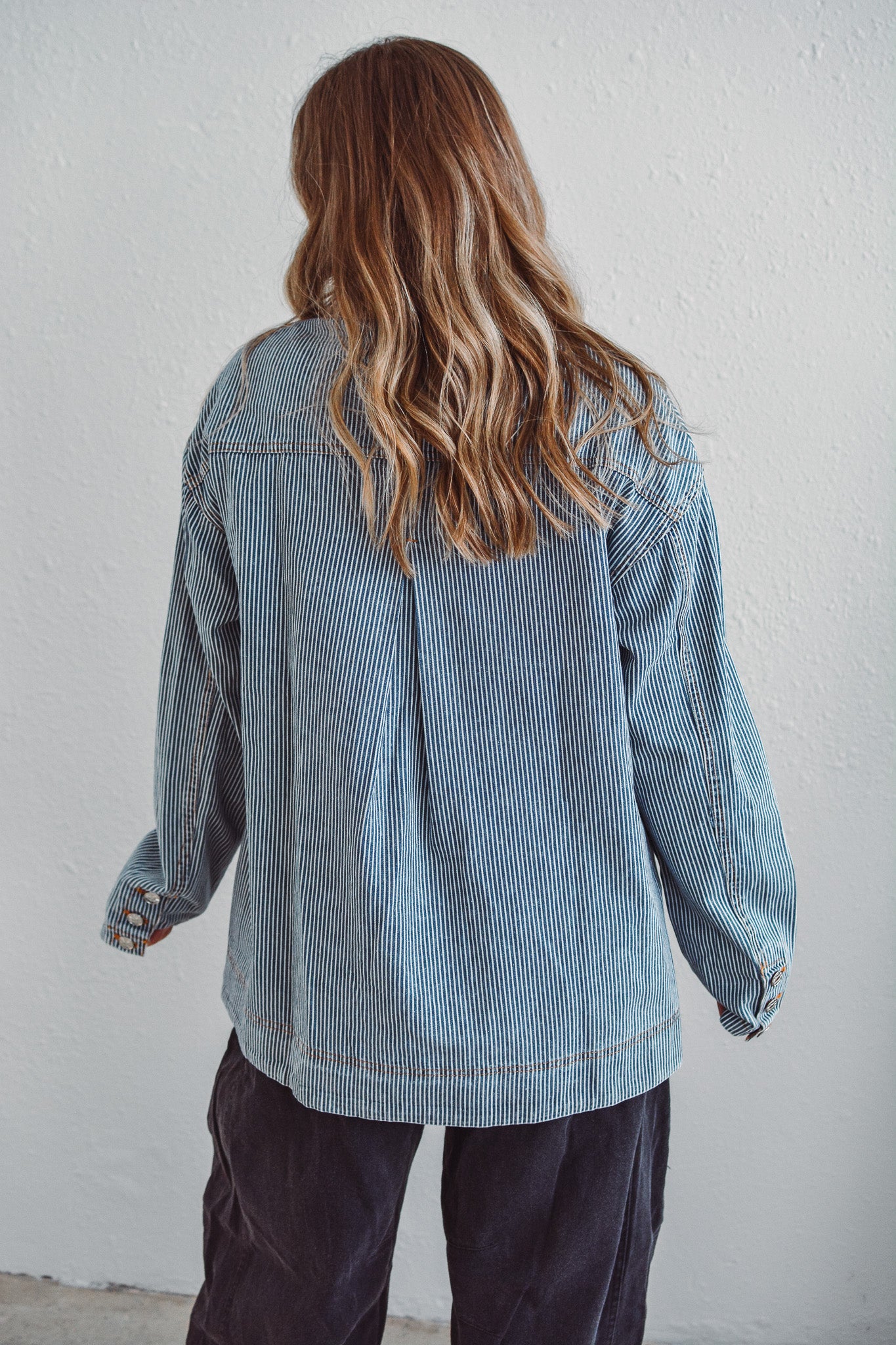 Dakota Collared Striped Jacket
