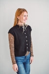 Cheetah Mesh Top