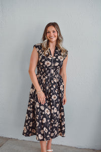 Filly Black Floral Dress